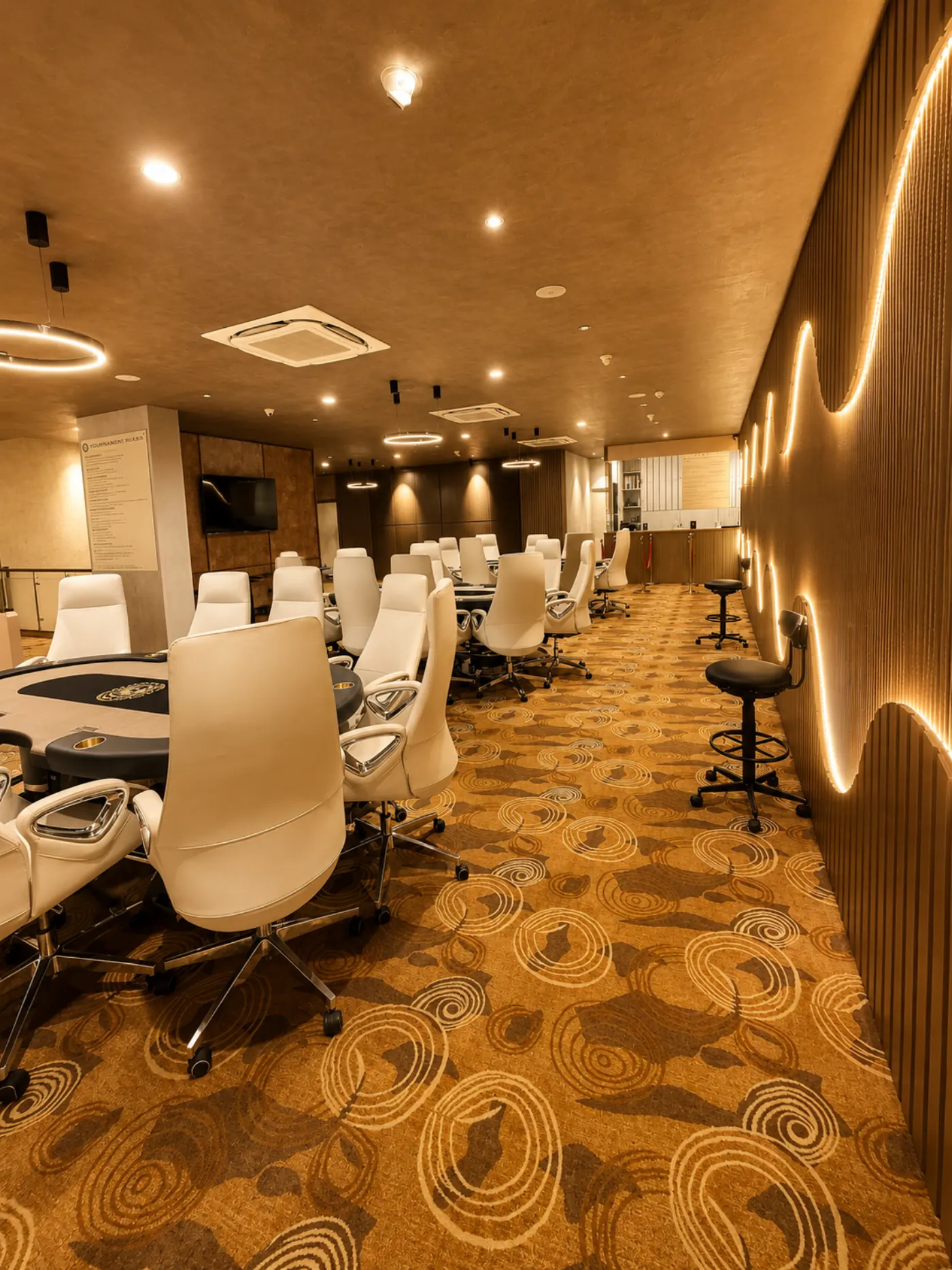 GPA main poker floor with multiple tables