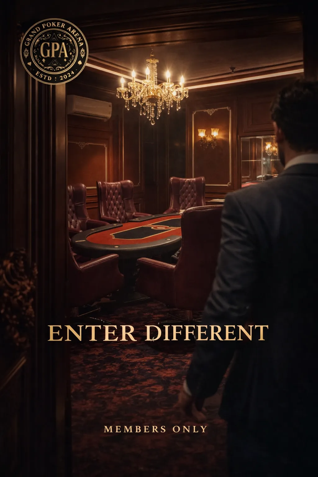 Live poker action at GPA