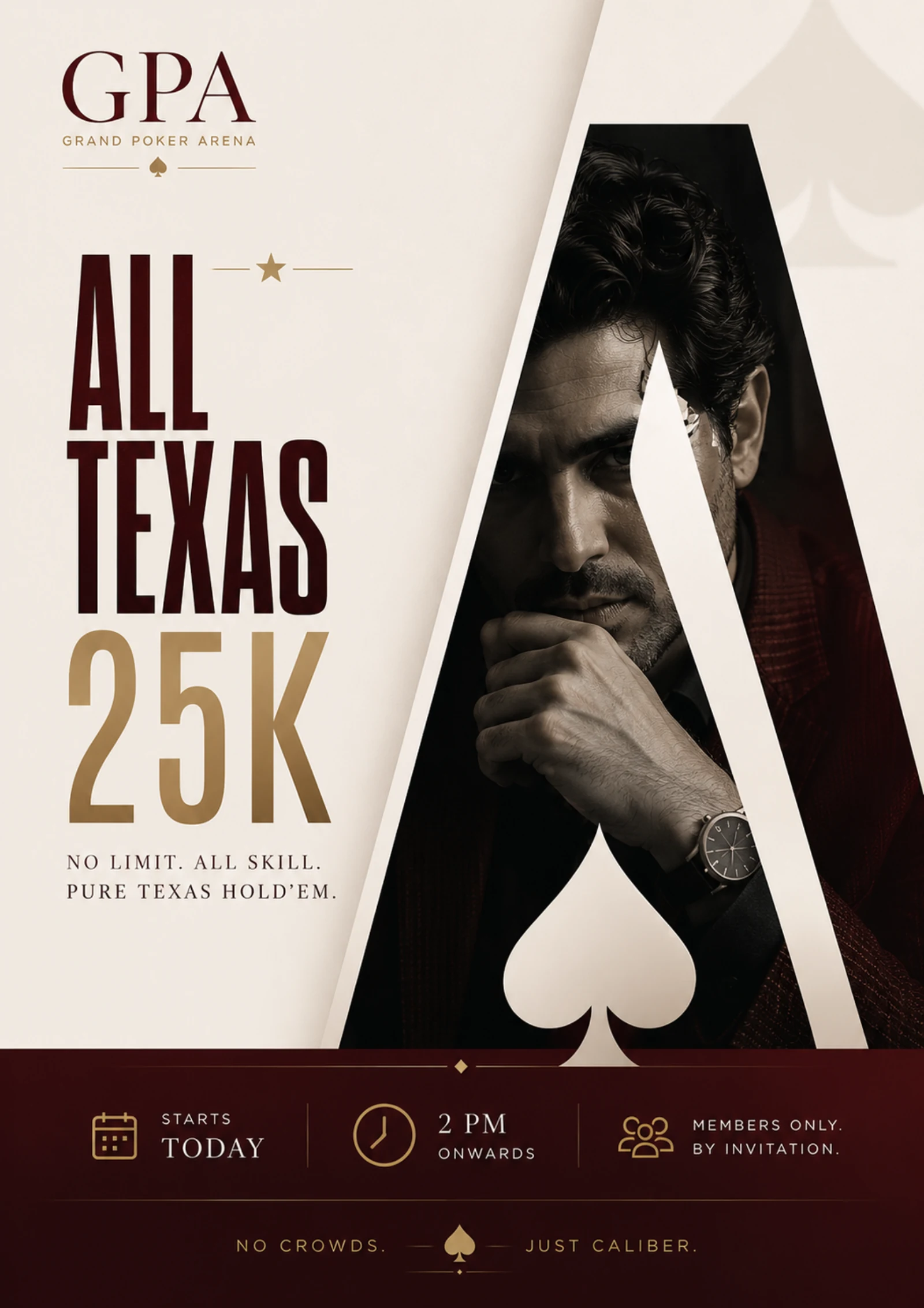 All Texas 25K — No-Limit Texas Hold'em at Grand Poker Arena